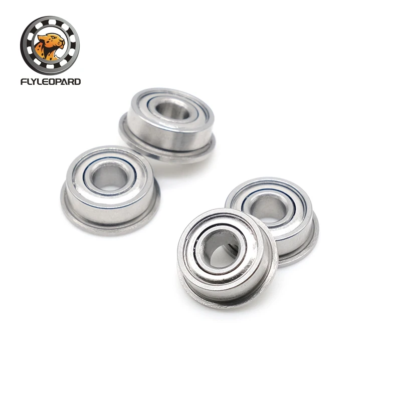 MF104ZZ Flange Bearing 4x10x4 mm ABEC-7 ( 10 PCS ) Miniature Flanged MF104 Z ZZ Ball Bearings