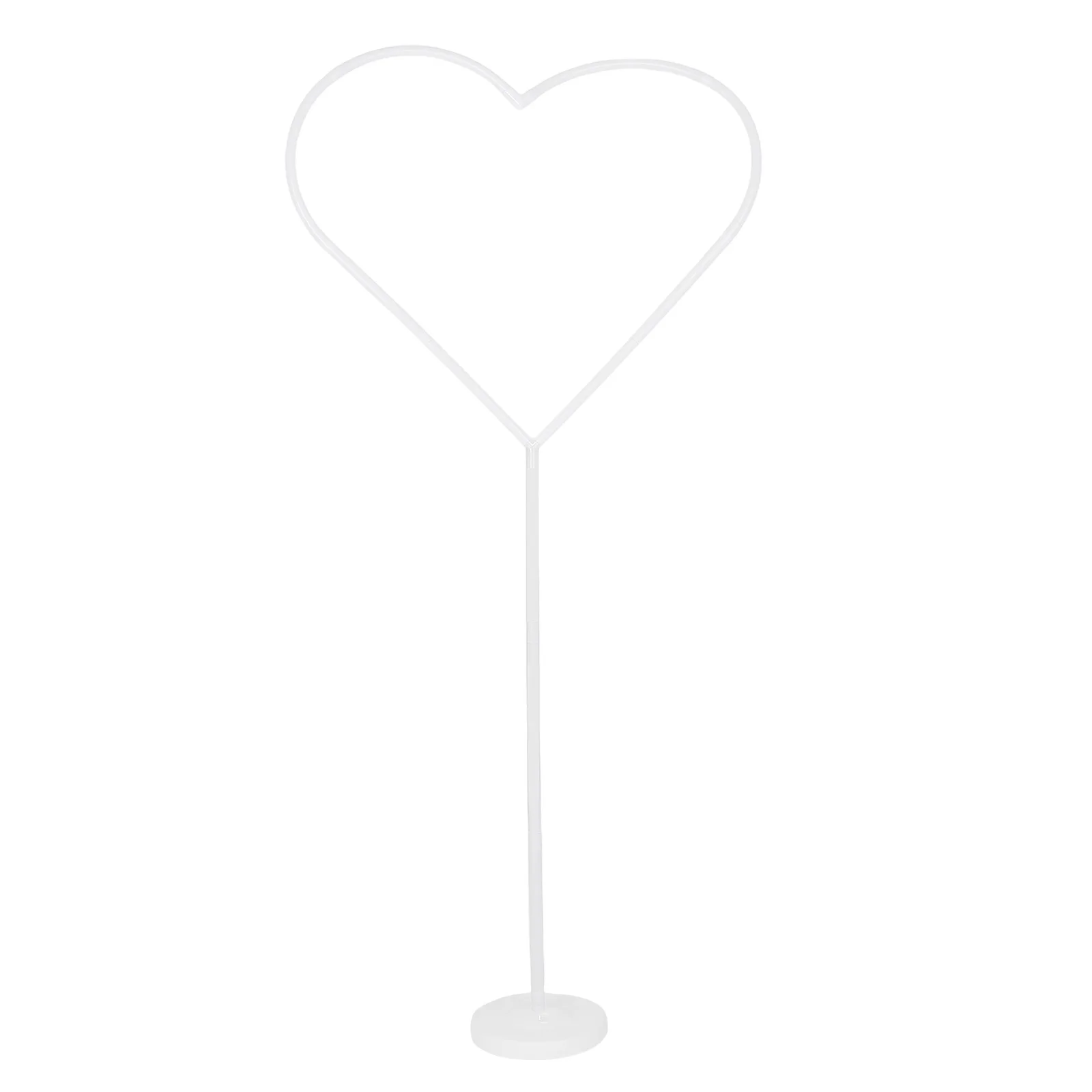 

1.5M Heart Shaped Balloon Stand 59Inch Diy Decoration Frame For Weddings Birthday Parties Balloon Arch Display Holder Kit Sturdy