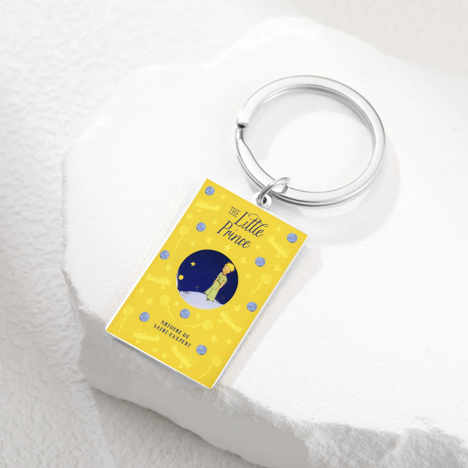 Porte-clés de couverture de livre personnalisé, image personnalisée pour les amateurs de livres, breloque de sac de livre personnalisée, transportez vos souvenirs partout