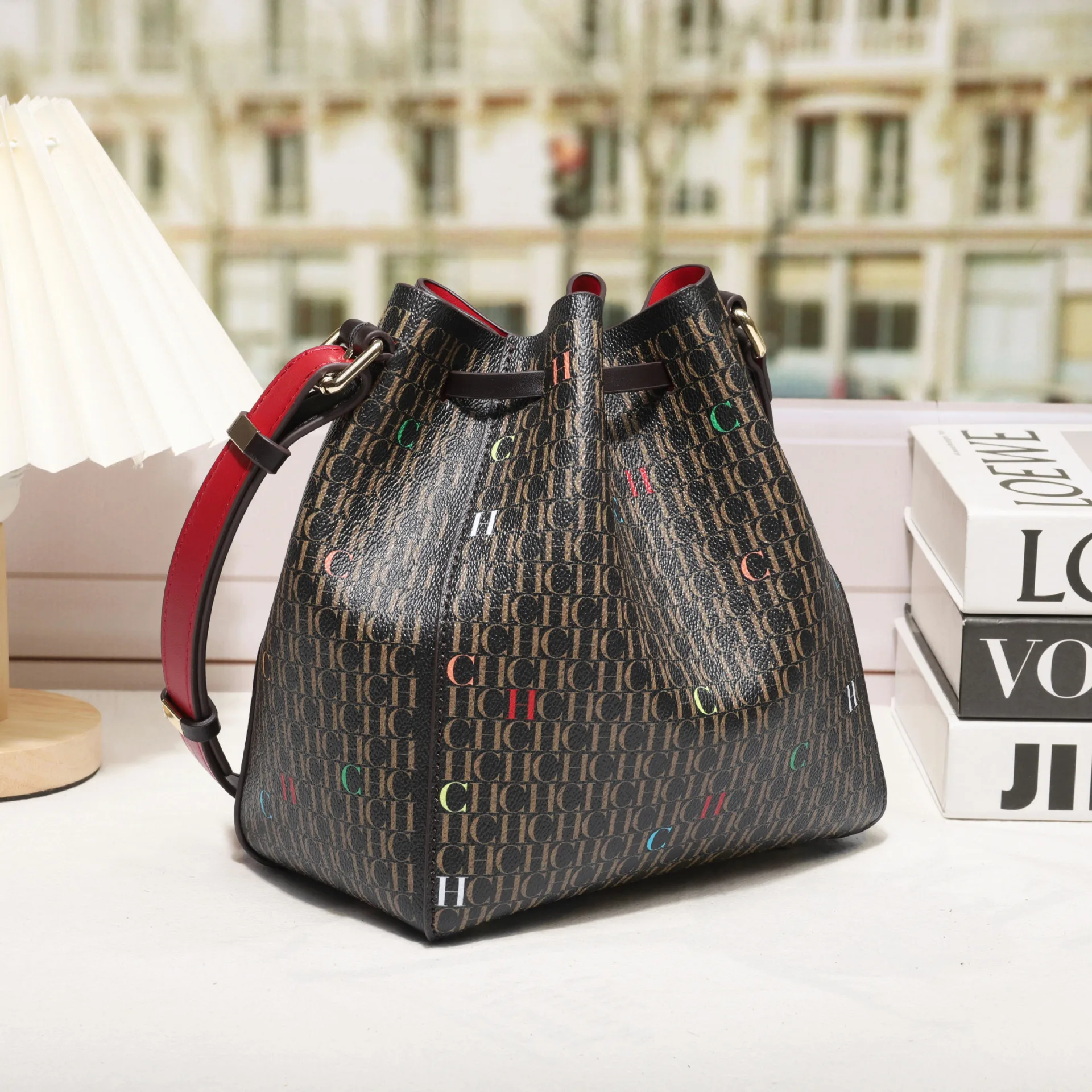 Basket Weave Tote Bag For Women Drawstring Closure Shoulder Bag Straw Style Market Bag Summer Beach Boho Chic Purse