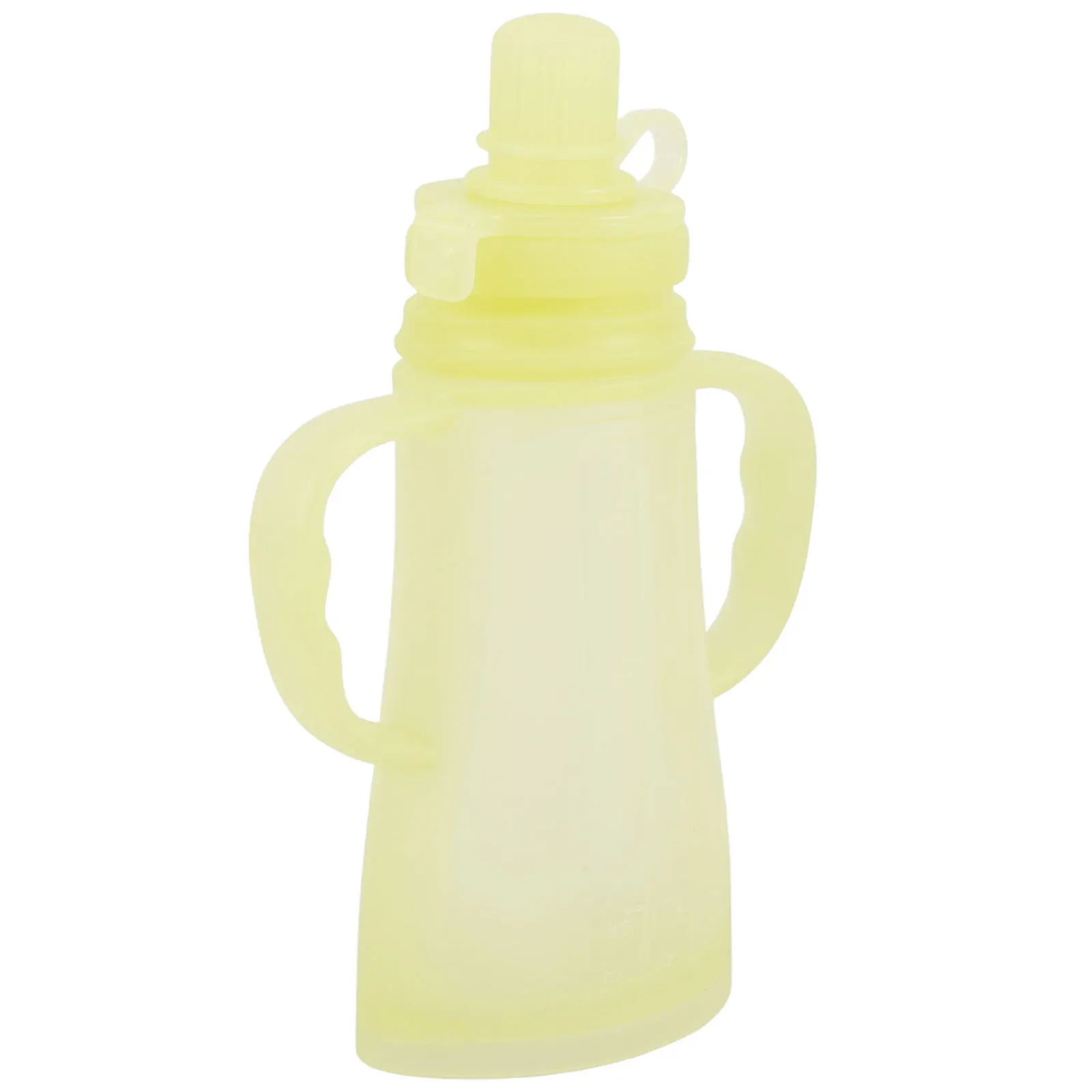 

Silicone Baby Food Pouches Light Green Refillable Reusable Baby Food Container No Spill Squeeze Pouch Holder for Yogurt