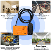 Tuya WiFi Temperature Humidity Sensor With External Probe for Smart Home Hygrometer APP Monitoring For Plants Aquarium Winery