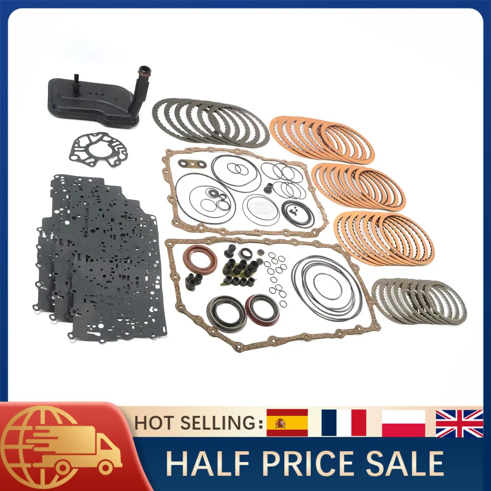 

Комплект для восстановления главной коробки передач 2006-2017 для Cadillac Chevrolet GMC Hummer 6L90 6L80, верхний фрикционный стальной фильтр