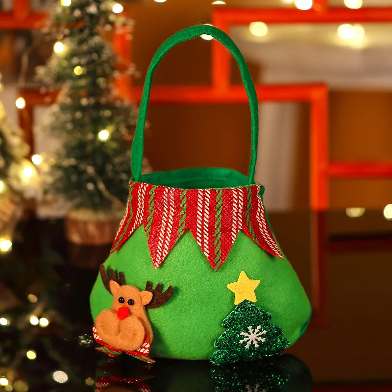 

1/2/3/5 шт., Рождественский подарочный пакет, подарочная коробка в канун Рождества, яблоко, упаковочная сумка для рождественских фруктов, ручная подарочная сумка для рождественских конфет