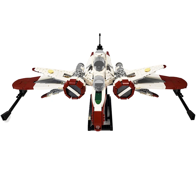 ARC-170 Space War Interstellar Fighter Building Blocks Kit Space Warplane Battle Aircraft Bricks Toy MOC Children Xmas Gift