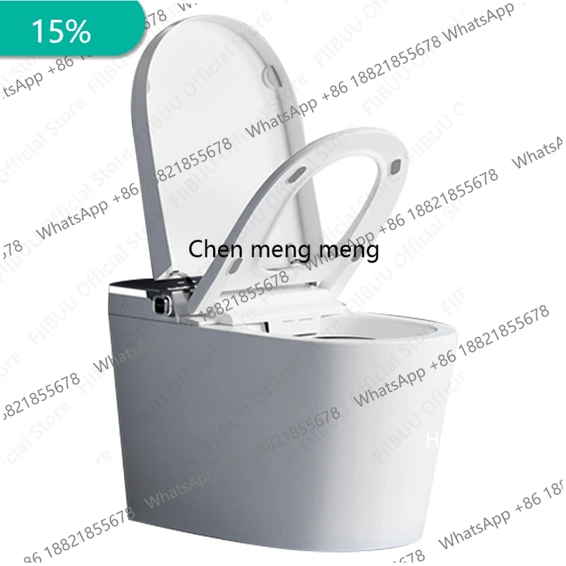 

Smart Bidet for Bathroom Toilet Built-in Water Tank Toilet Auto Flush Warm Water Dryer HeatedSeat No Water Pressure Restriction