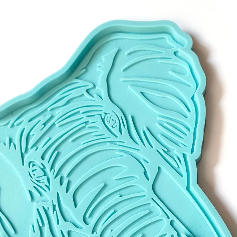 Serving Borad DIY Mold Elephant for Head Tray Silicone Mold Fruit Plate Casting Dropship