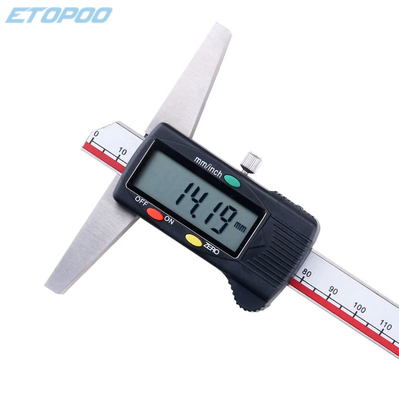 GUANGLU Digital Caliper Depth 0-150mm 200mm 300mmSingle Hook Stainless Steel Vernier Calipers Electronic Measurement Instruments