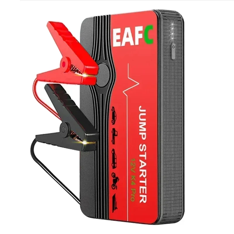 EAFC Auto Jump Starter Power Bank Auto Batterij Starter 600A12V Auto Startapparaat met LED Licht Voor Auto Batterij Booster Buster