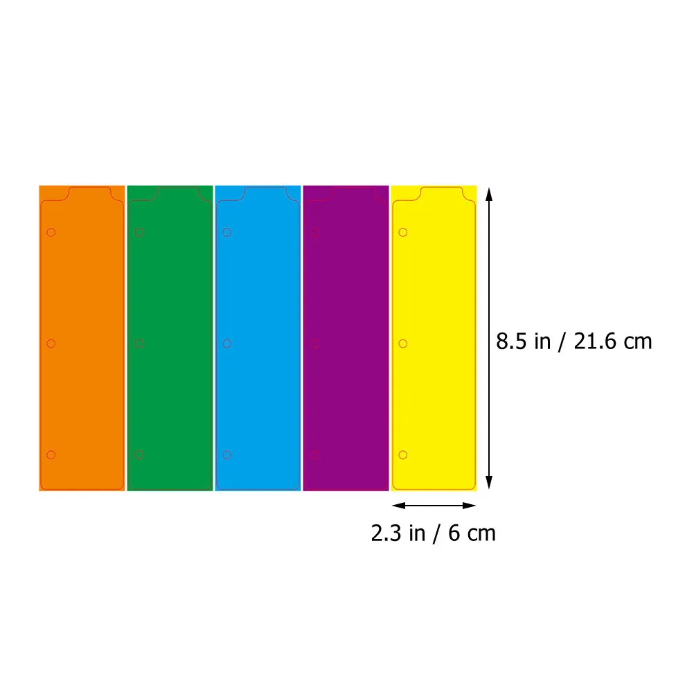 15Pcs Snap-in Binder Bookmarks Repositionable Mini Dividers for 3-Ring Binder and Spiral Planner Colorful Plastic Page Finders