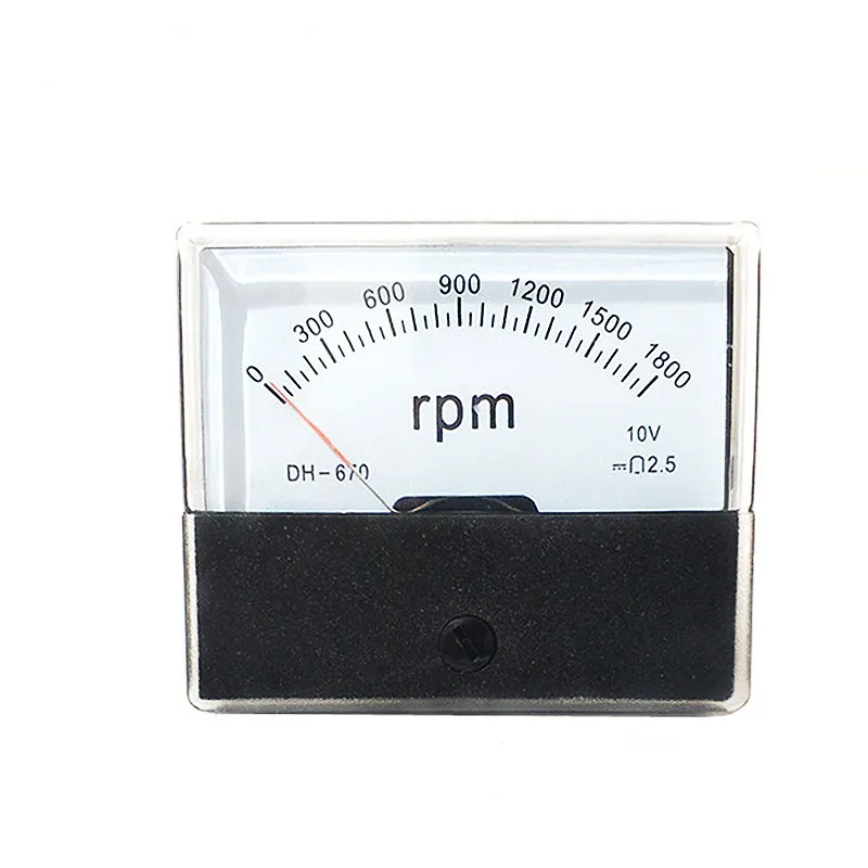 DH670 1500rpm 1800rpm Analog Speedometer Panel Speed Meter Variator Meter Gauge