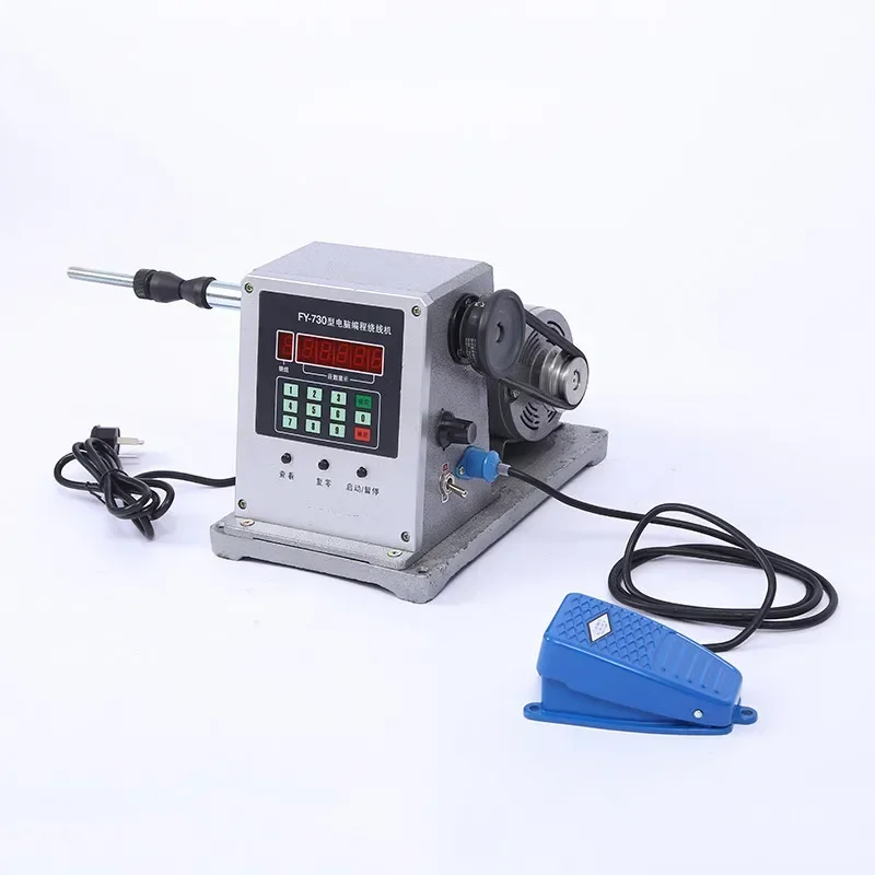 A 730 Model Electric Winding Machine Set The Number Of Laps To Automatically Stop The Motor Adjust Speed