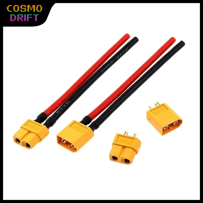 14AWG XT60 Male Female Extension Cable Battery ESC Connector Power Adapter Wire Harness for RC Drone FPV Model Airplane