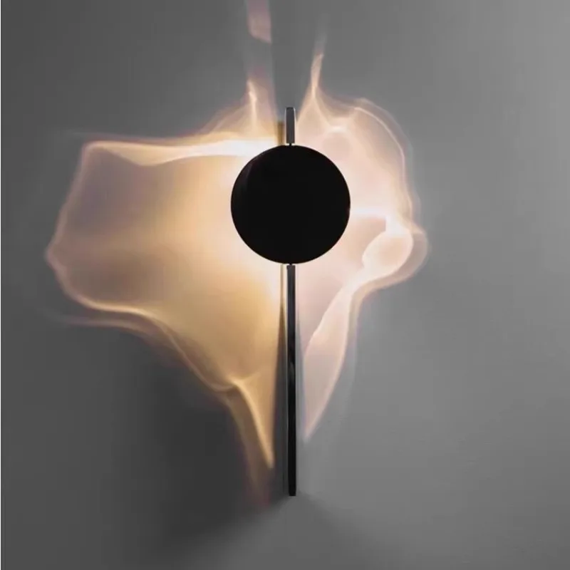 

Creative Rippled Light Effect Wall Lamp, Water Ripple Rotating Ambient Wall Lamp, Entrance Hall Wall Lamp, Bedside Wall Lamp