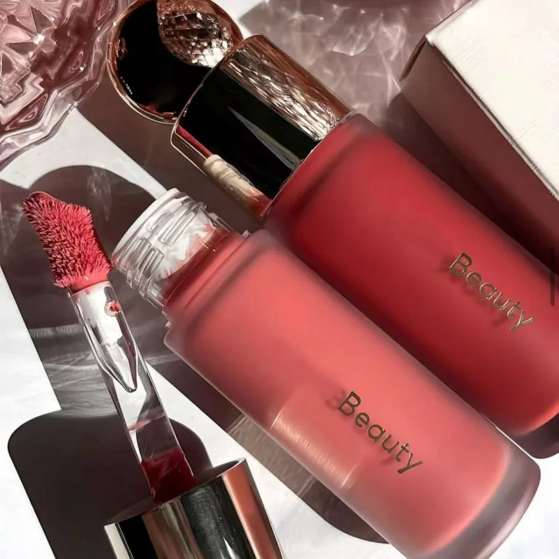 نادر الجمال أحمر الشفاه أحمر الخدود كريم عيون السائل أحمر الخدود مقاوم للماء الرطوبة الوجه كونتور الظل أحمر الخدود السائل أحمر الخدود طبطب ماكياج