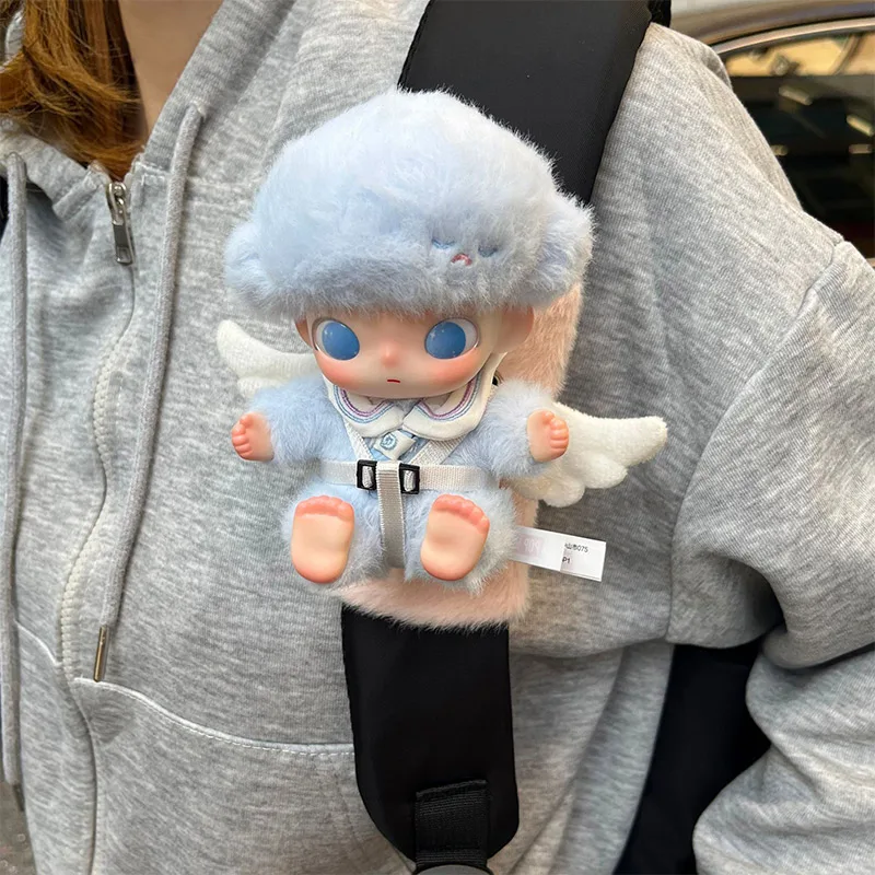 Cute Angel Wing Car Seatbelt Cover Short Seatbelt Shoulder Pad Creative Doll Display Seat Belt Protector For Car Backpack Strap