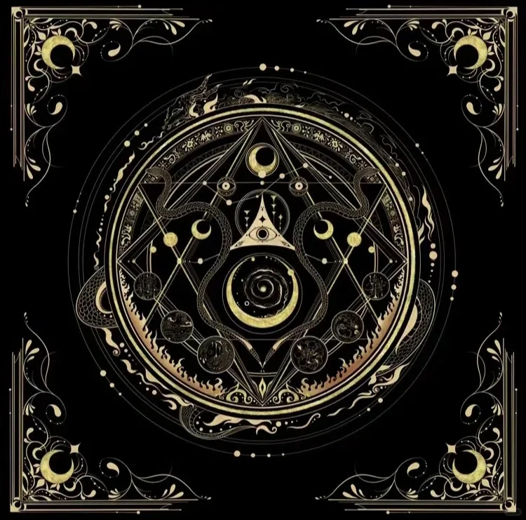 Suede Velvet Tarot Tablecloth Rune Divination Altar Tarot Patch Table Cover For Magicians Daily Board Games Card Pad