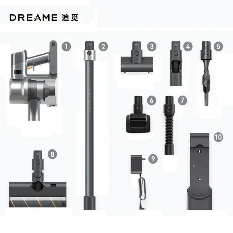 Dreame V16 Pro 215AW مكانس كهربائية لاسلكية قوية شفط مكنسة كهربائية لاسلكية للمنزل مع كشف الغبار بالليزر الأخضر