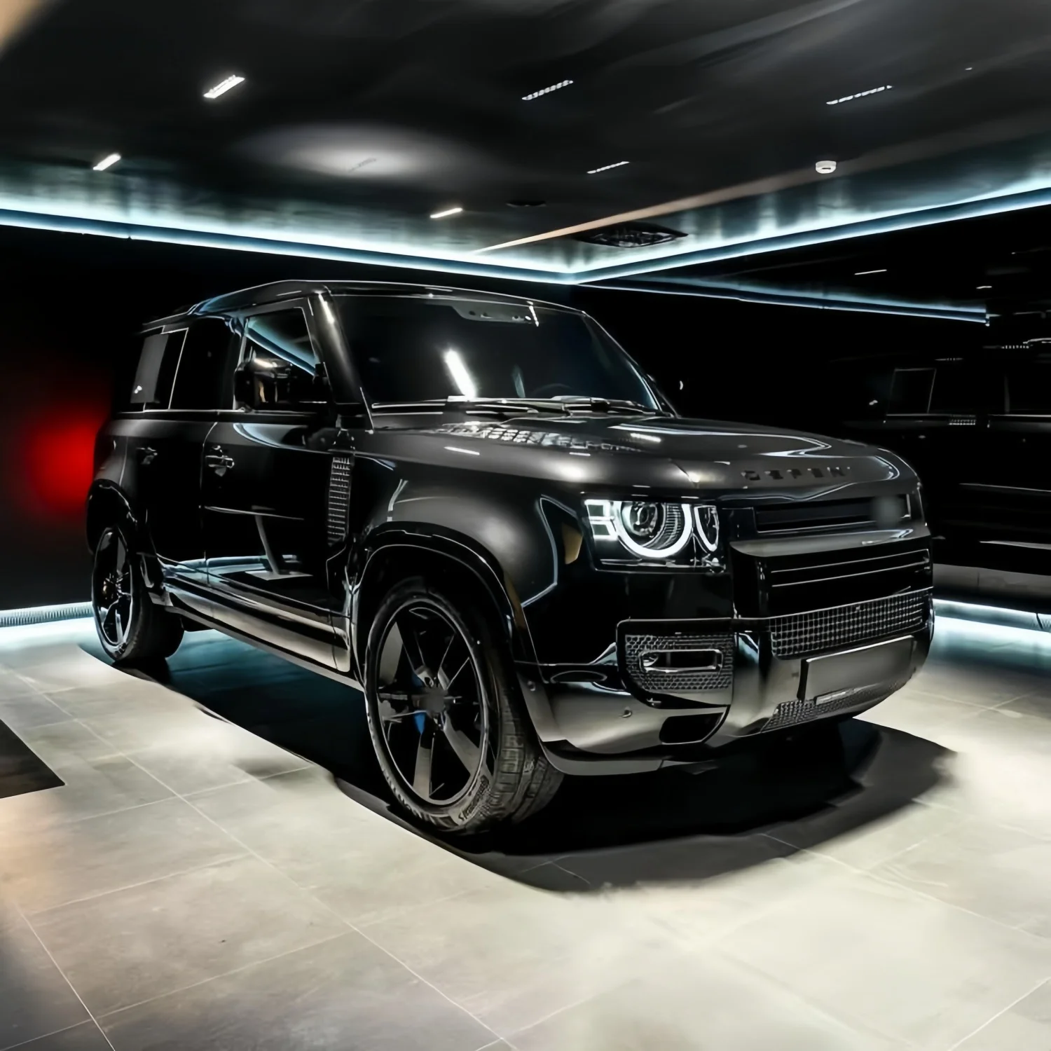 007 Bond Edition Black Knight Full Body Kit for Land Rover L663 New Defender 90/110 Black Knight Front Rear Bumper