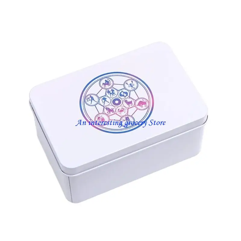 652D Metal Case Card Storage Collection Box Portable Card Container Astrology Box Enduring