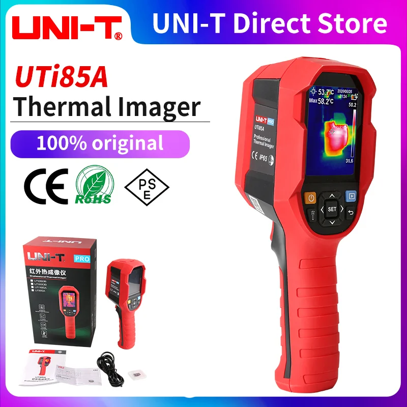 UNI-T UTi260B UTi85A เกรดอุตสาหกรรม Thermal Imager ยานยนต์ตรวจสอบไฟฟ้าการบำรุงรักษาท่ออุณหภูมิ Screening