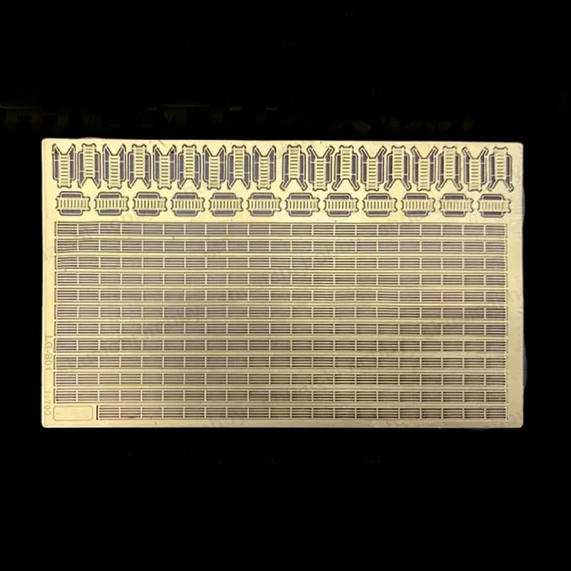 1Set Multi-Scale Photo-Etched Railing/Escalator/Ladder Kit DIY Etched Parts for 1/200 1/350 1/700 Scale Ship Model Detailing