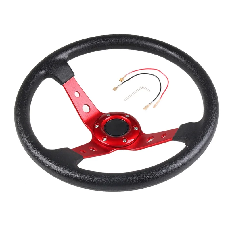 

For Logitech G29 G920 G923 Racing Game, Racing Steering Wheel Gaming Steering Wheel Universal , 14 Inch 350Mm-A67F