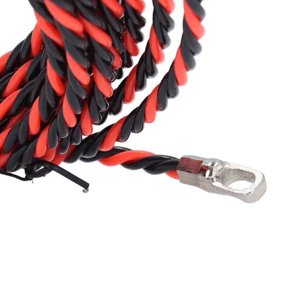 Fastener Flat Head Electrical Wire Threader 15m / 49.2ft With Gloves/Cable Ties Fish Tape Cable Puller Wire Guide Device Wiring