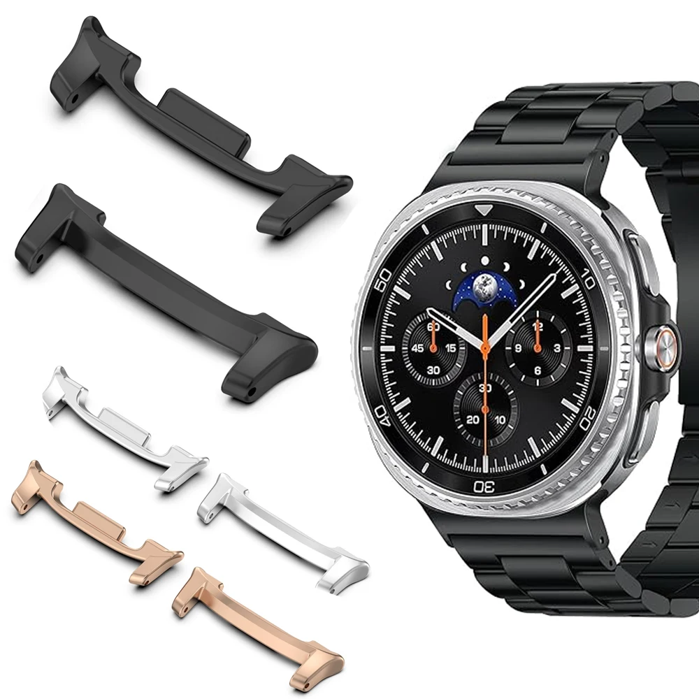 موصلات معدنية لساعة سامسونج جالاكسي 8/8 كلاسيكية 46 مللي متر 44 مللي متر 40 مللي متر ملحقات الفولاذ المقاوم للصدأ جالاكسي watch8 الفرقة 22 مللي متر محول
