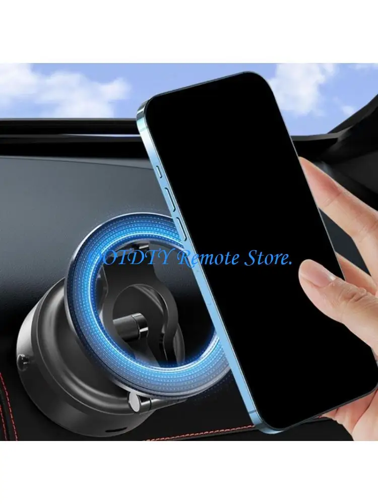 

Electric Vacuum Suction Phone Holder Adjustable Foldable Car Mount Rack