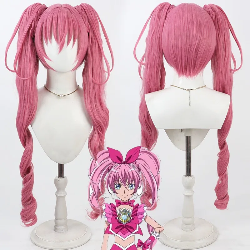 

Pretty Cure PreCure Cure Melody Hojo Hibiki парик для косплея съемные двойные термостойкие синтетические волосы карнавальная вечеринка