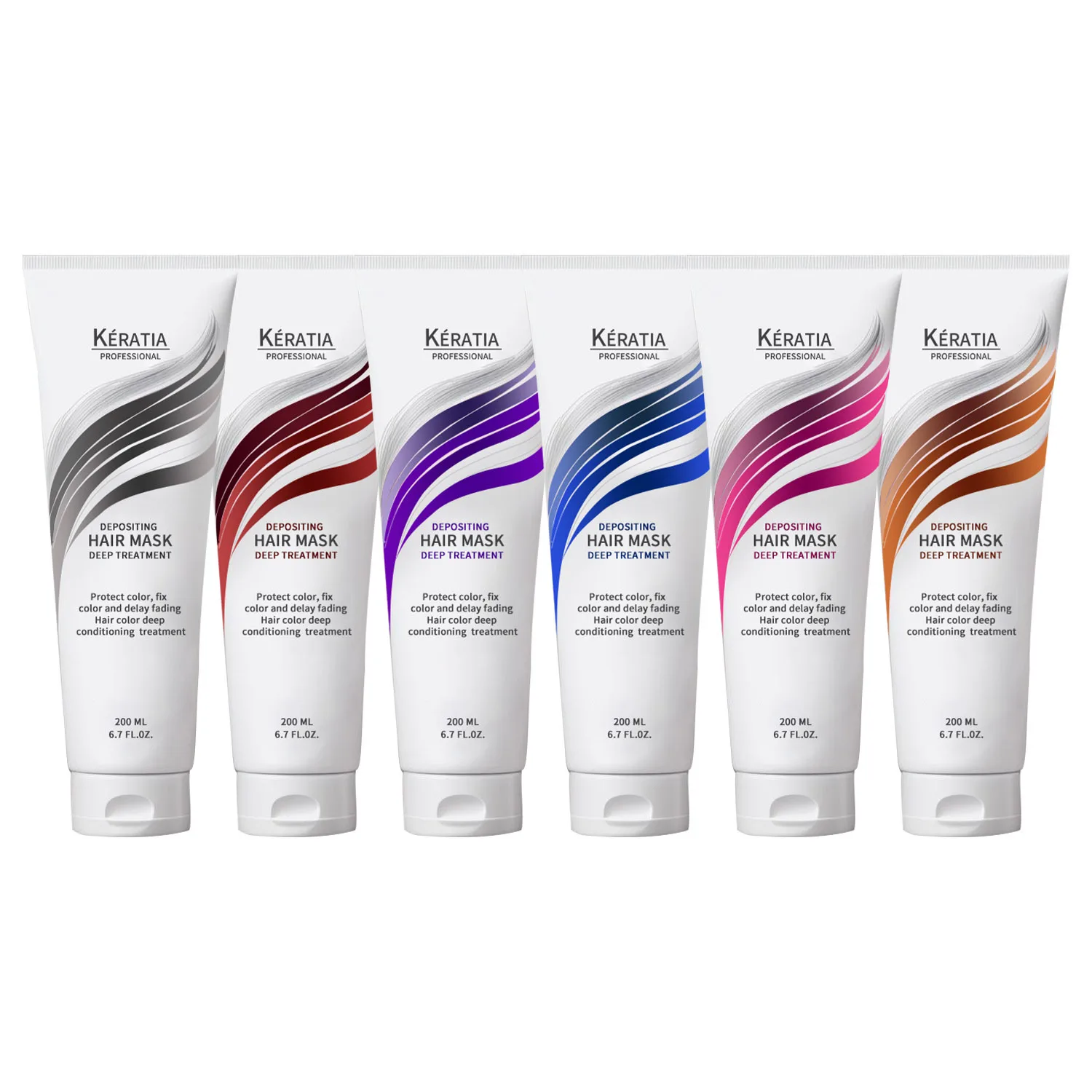 

No bleaching fixed color hair mask, efficient color lock, deep nourishment, improve dry and frizzy after dyeing