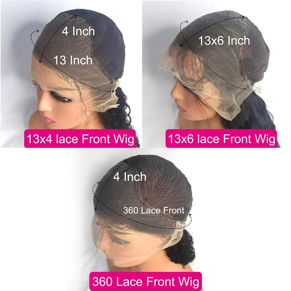 46 44 Inch Bone Straight Lace Frontal Human Hair Wigs Brazilian 250 Density 13x6 13x4 Transparent HD Lace Front Wigs For Women image 6