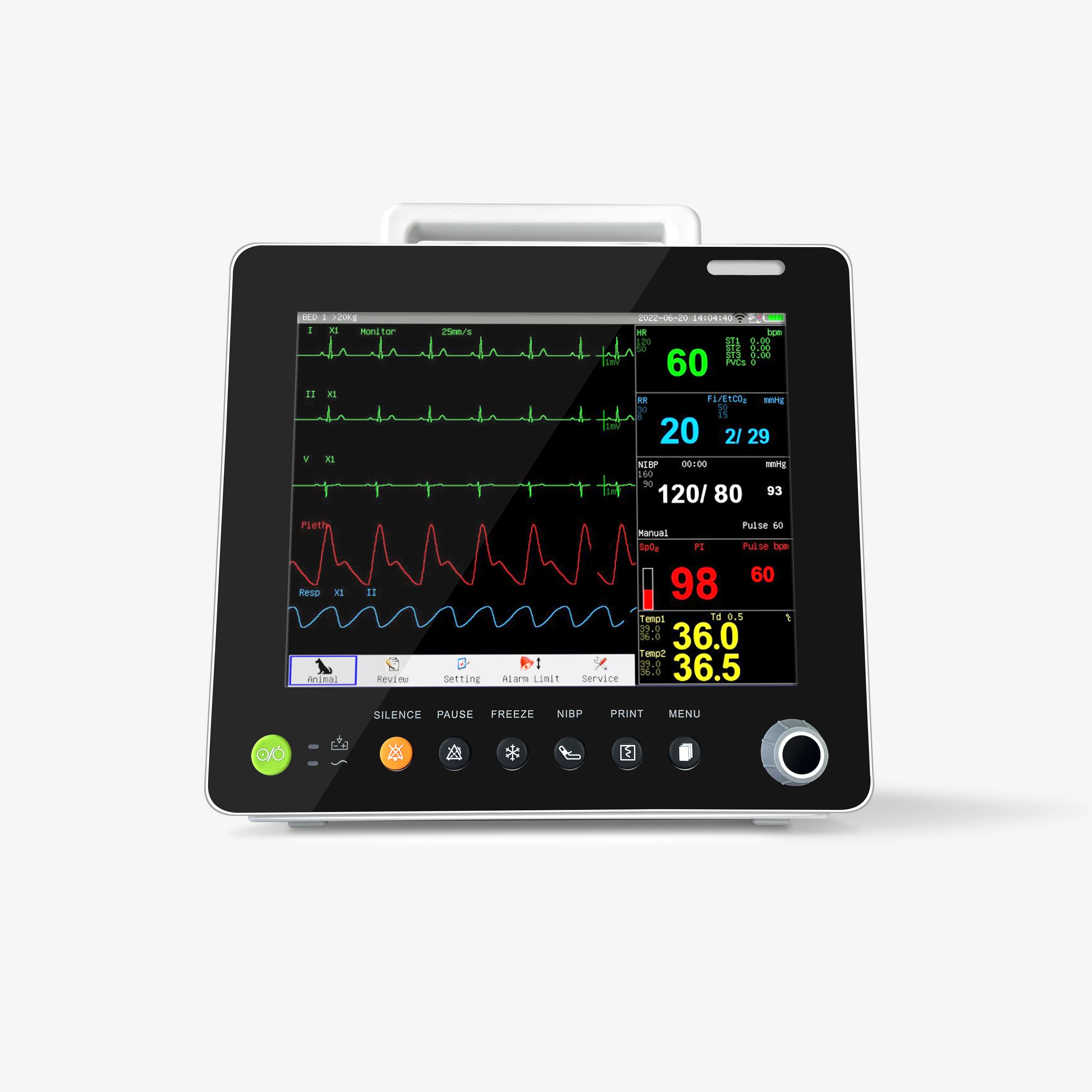 

Veterinary Other Instrument Portable Animal Medical Patient Pet Monitor for Vet SF12C Veterinary Use Monitor