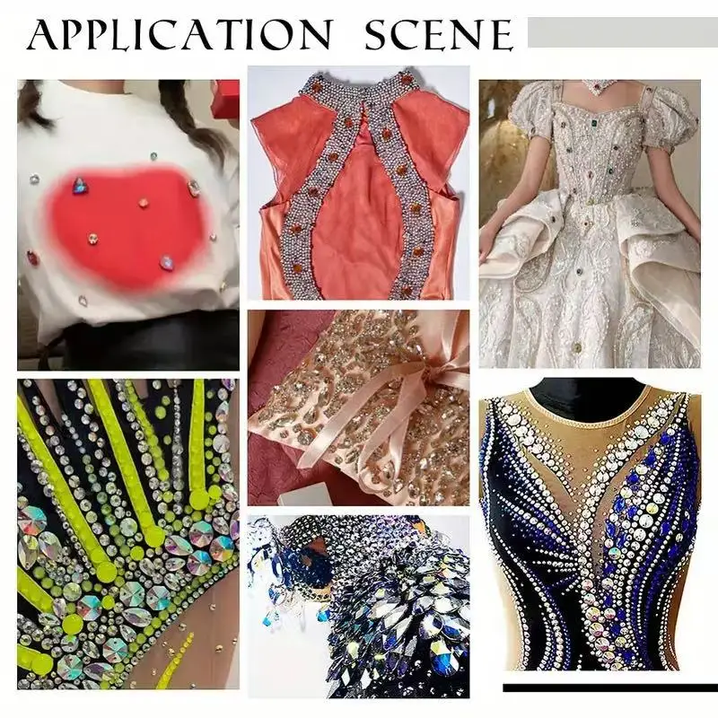 السائبة بالجملة بريق سيام AB الإصلاح الراين كريستال اكسسوارات للملابس والأحذية والتنانير والحقائب وحافظات الهاتف والزينة #6