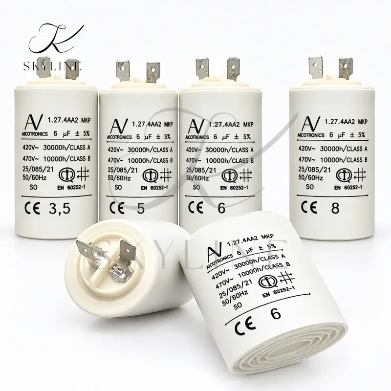 Arcotronics Startup Capacitor AV 1.27.4AA2 MKP 6uF 5uF 8uF 3.5uF For ABB Specific