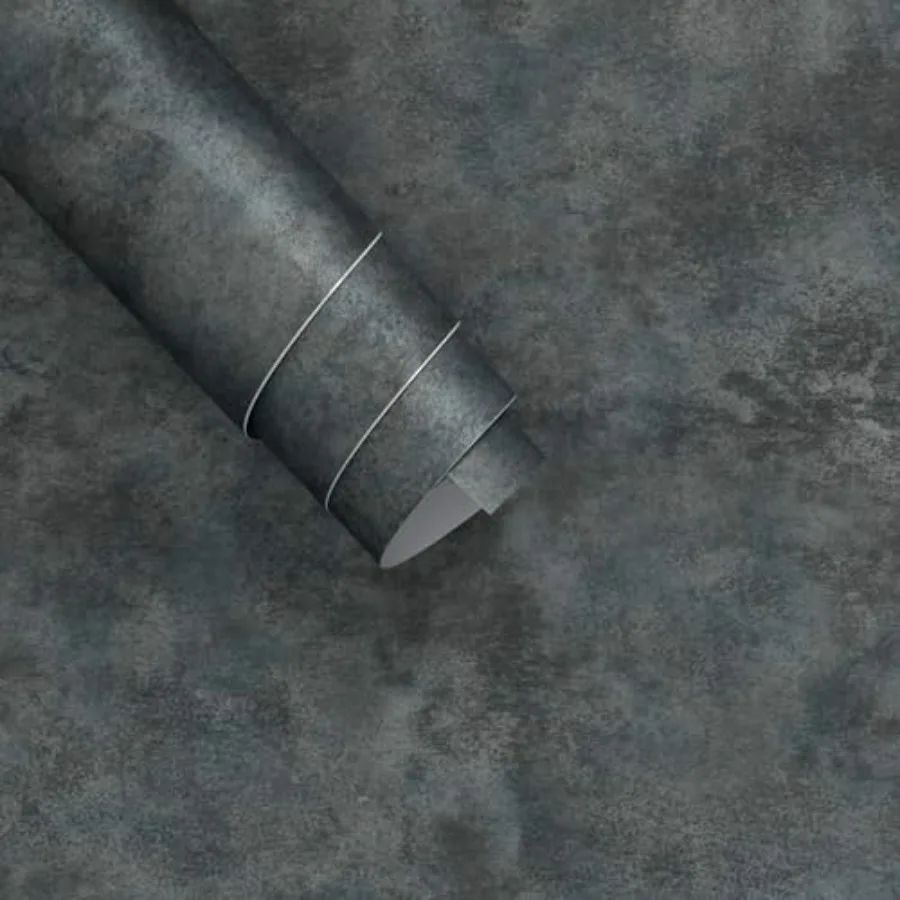 

157" Luury Concrete Wallpaper Peel and Stick Thick Industrial Concrete Contact Paper for Walls Vinyl Roll Removable Waterproof