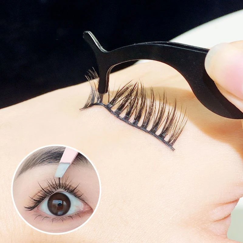 つけまつげ用の速乾性接着剤,目に見えない,長持ちする化粧品,透明な自己接着剤,防水アイツール