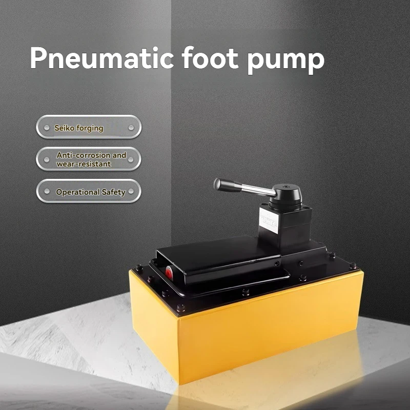 Hydraulic Air Pump KS-450D Double-Acting 10,000 PSI (4500 ml) Built-in Safety Valve Aluminum Alloy Cylinder/Piston