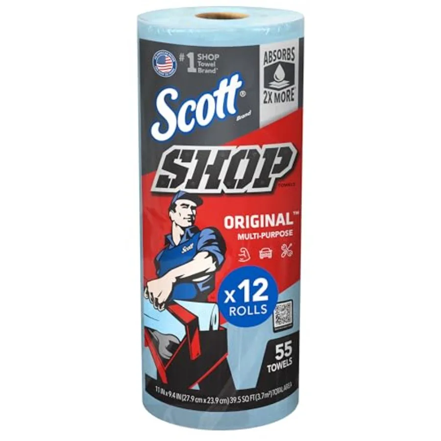 

Shop Original Blue Towels 75147 9.4x11 Cloth-like Paper Towel (12 Rolls of 55 Sheets 660 Sheet Total)