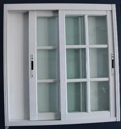 Thermal Break Aluminum Double Glass Aluminum Sliding Windows