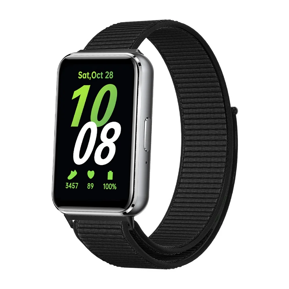 New Nylon Nylon Loop Strap Replacement Adjustable Bracelet Accessories Elastic Watchband for Samsung Galaxy Fit 3