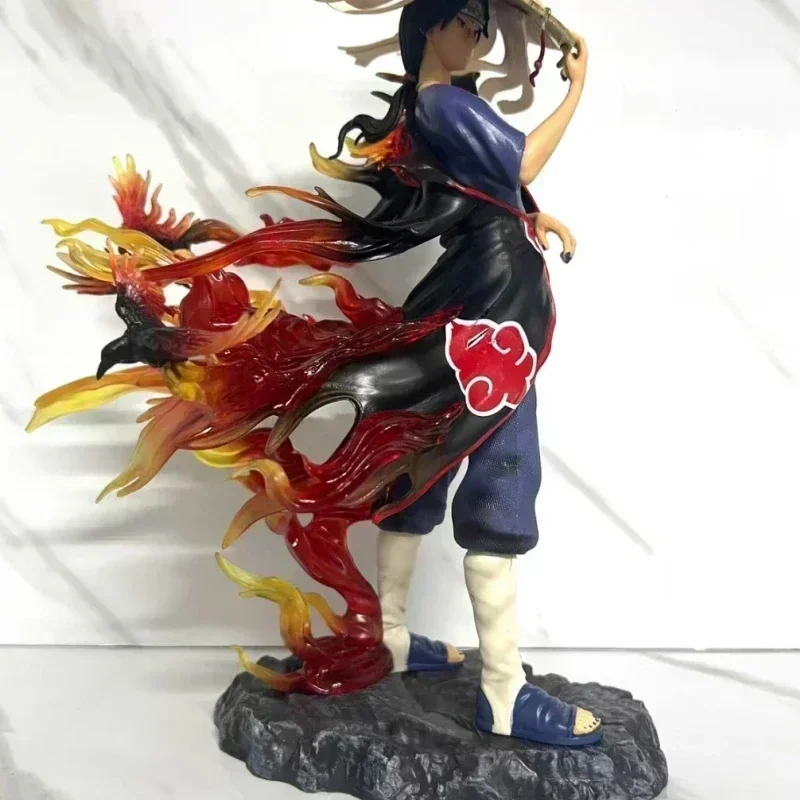 29cm figurki Anime Naruto Uchiha Itachi figurka Gk figurka Pvc posąg zabawki-modele do kolekcjonowania prezenty ozdoba ozdoba