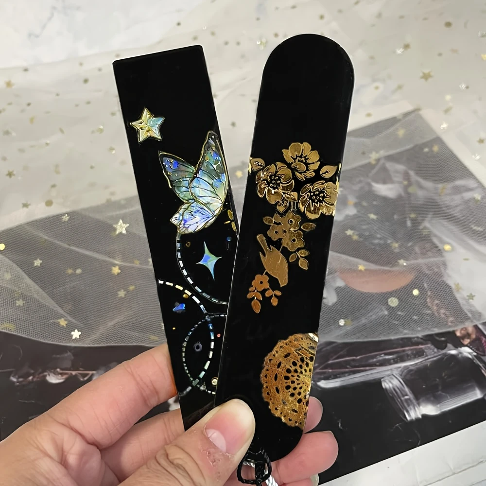1Pcs Resin Bookmark Silicone M - Resin Art Bookmark review and price