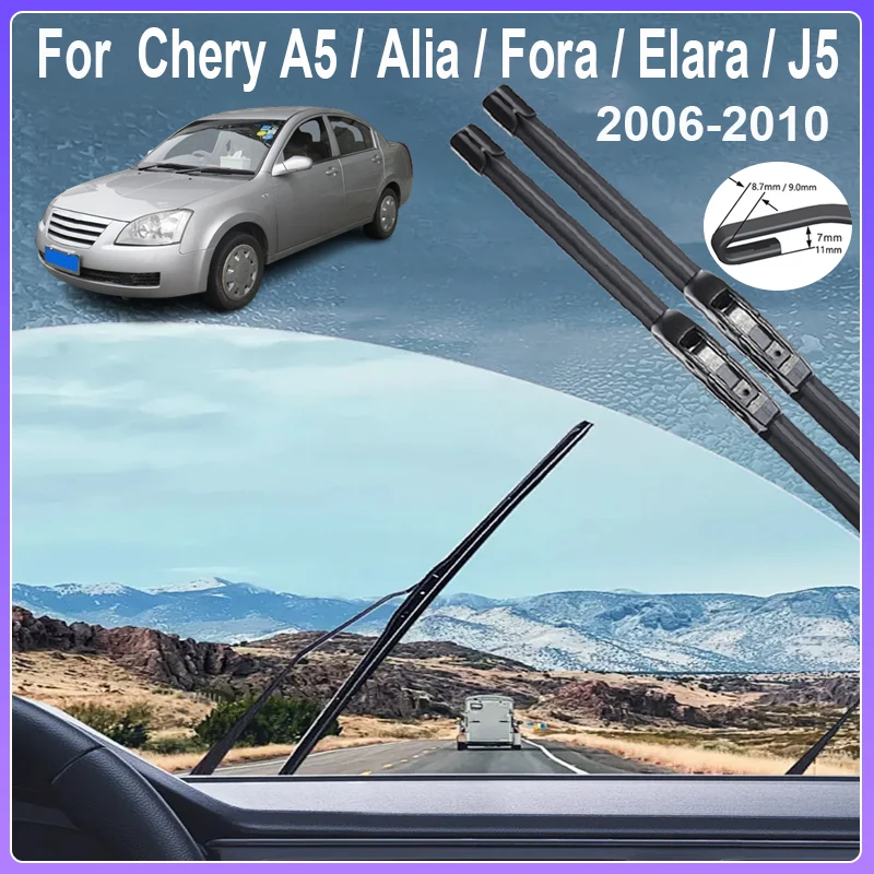 

Auto Window Wipers For Chery A5 J5 Elara Vortex Estina Accessories 2006~2010 Car Rain Blades Windshields Windscreen Brushe Parts