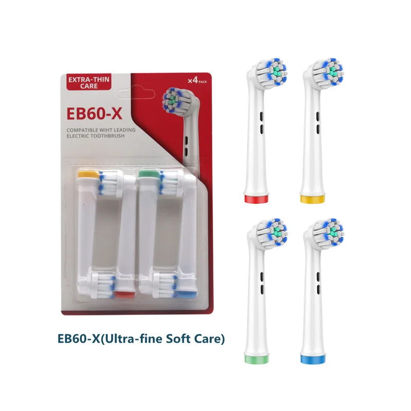 4pcs Replaceable Toothbrush Heads For Oral B Electric Toothbrush Pro Health 3D Excel Triumph Fit Advance