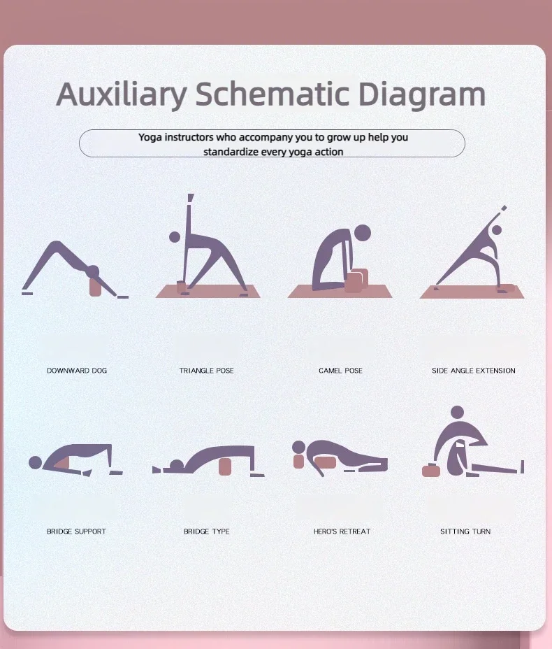 Hochdichte Schaumstoff-Yoga-Blöcke für Erwachsene und Kinder, Tanz- und Anti-Druck-Trainings-Hilfsmittel, Beinstütze – Detail 9