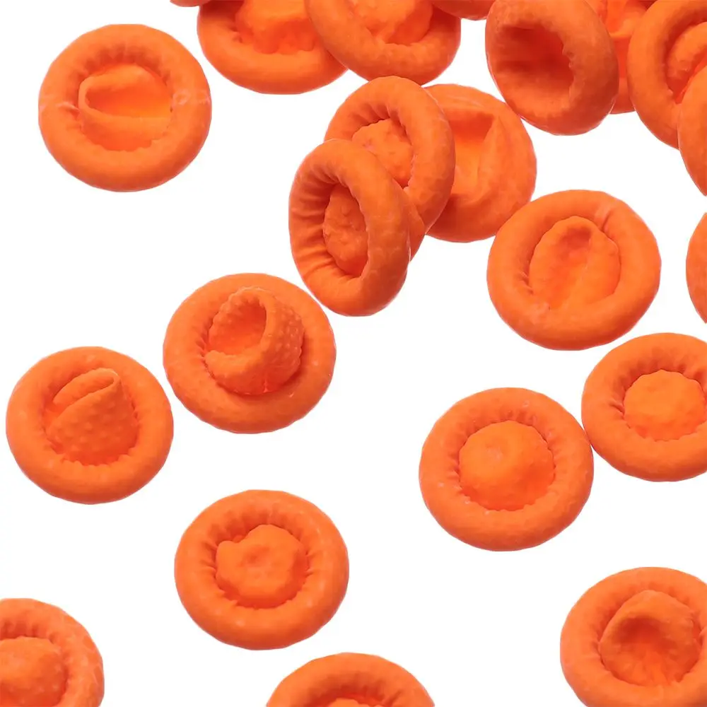 100PCS Non-slip Nail Art Tool Fingertip Protective Rubber Gloves Orange  Cots Protector Gloves  Cover