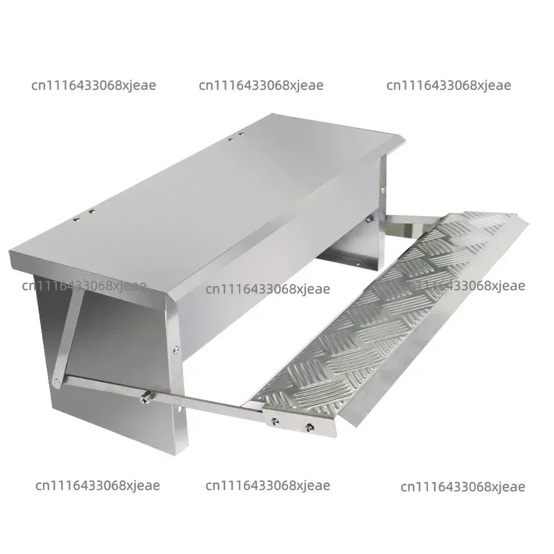 Pedal Type Chicken Feeder 5kg Automatic Poultry Feeder Rainproof Rat Proof Chicken Food Trough Feeding Tool