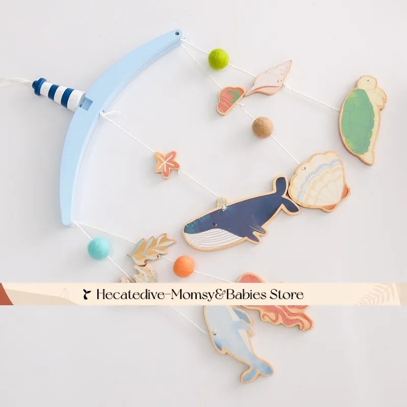 【Must Have】Baby Rattles & Mobiles educational toys Sea Animal mini decorations 0-12months unique toys baby things
